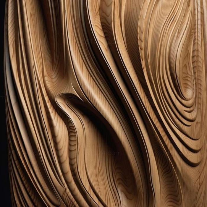 Patterns and decorations (st Zaha Hadid 2, PATTERN_1458) 3D models for cnc
